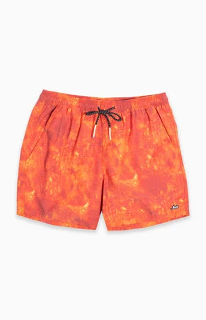 Risky Frothing Fire Swim Trunks image number 1