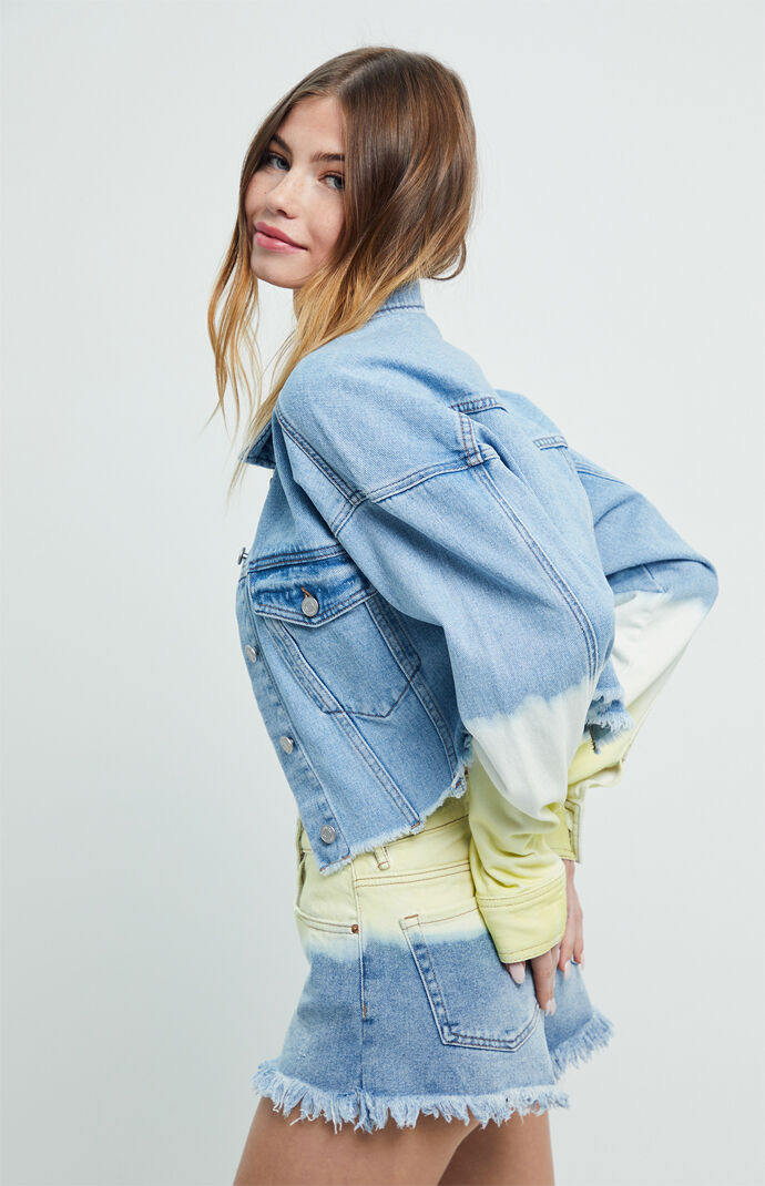 Spring Time Cropped Trucker Jacket
