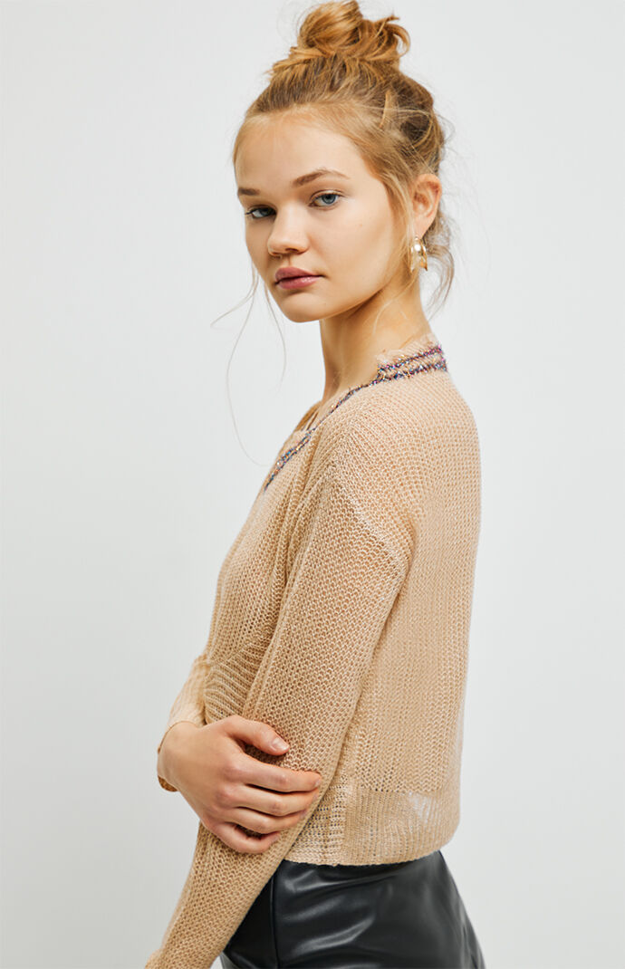 Tiana Twist Front Sweater