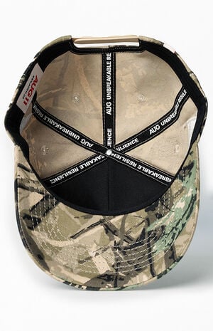 Jungle Camo 11 Snapback Hat image number 3