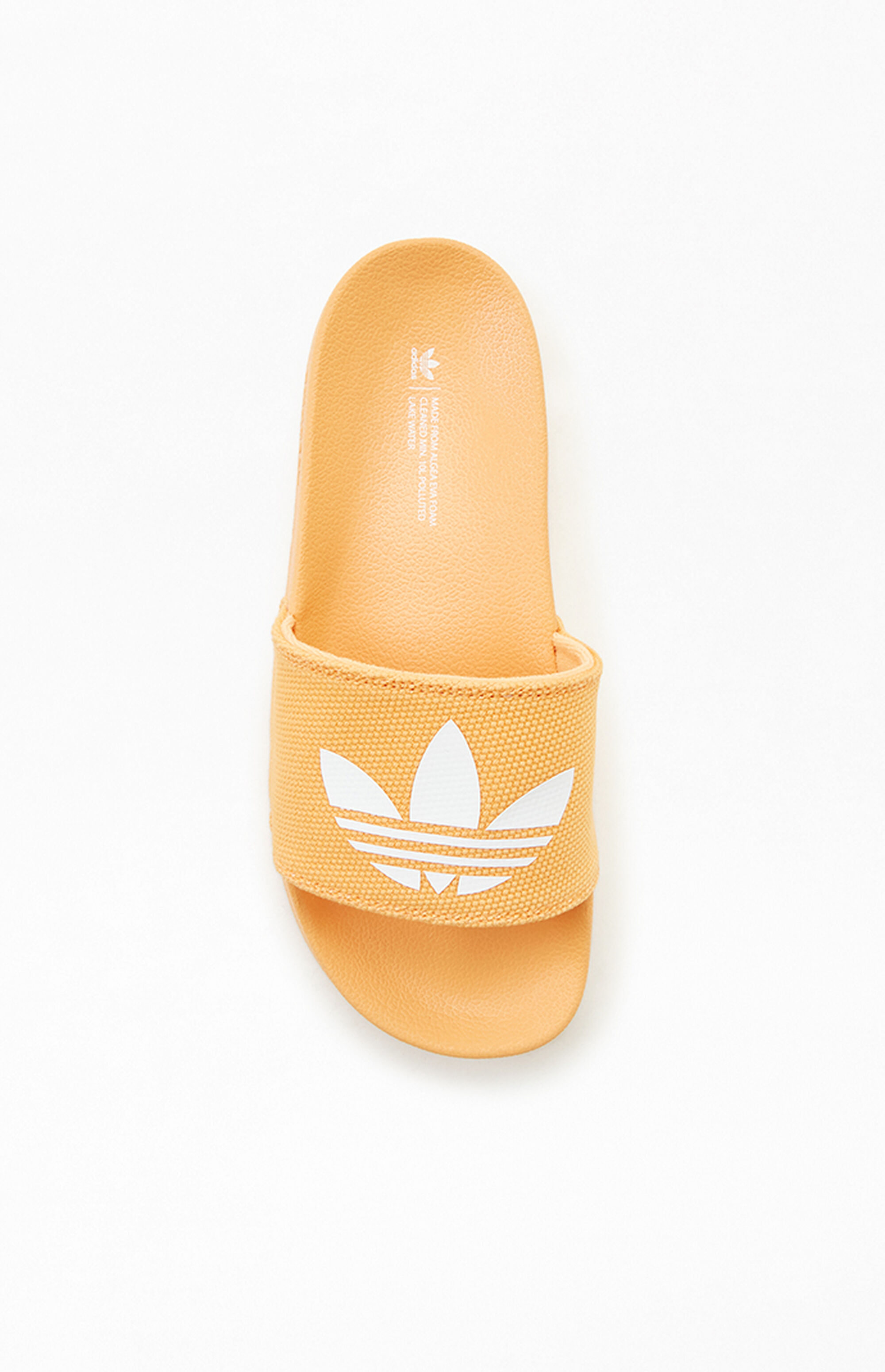 orange adidas sandals
