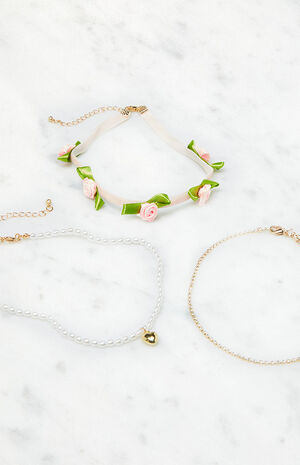 3 Pack Florette Chokers image number 4