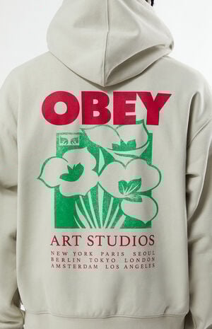 Art Studio Flowers Hoodie image number 2