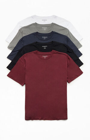 5 Pack Regular Fit T-Shirt image number 2
