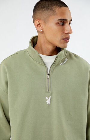By PacSun Mode Quarter Zip Sweatshirt image number 2