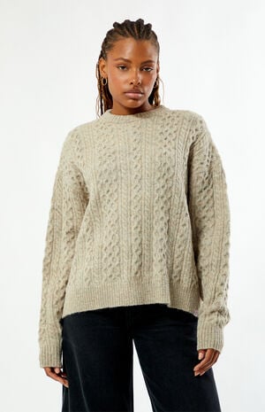 Teddy Cable Knit Sweater image number 1