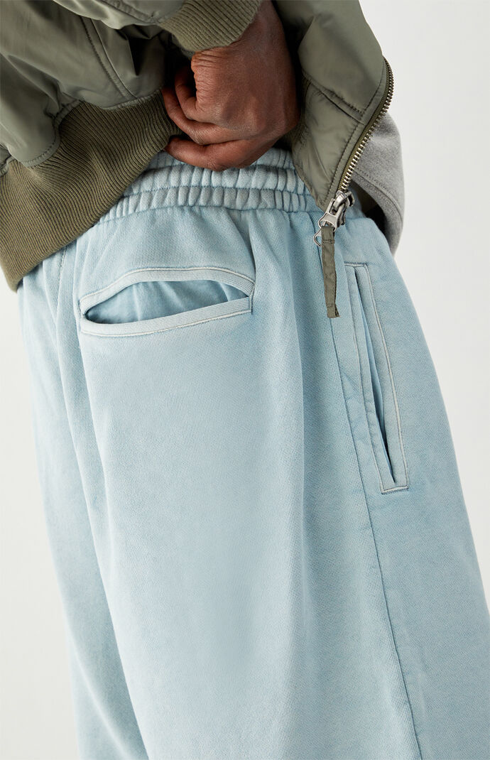 Light Blue Classic Natural Dye Sweat Shorts