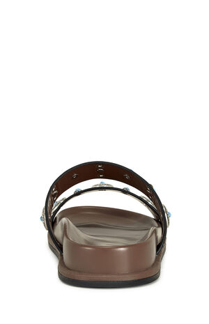 Women's Storge Brown Flat Sandals image number 3