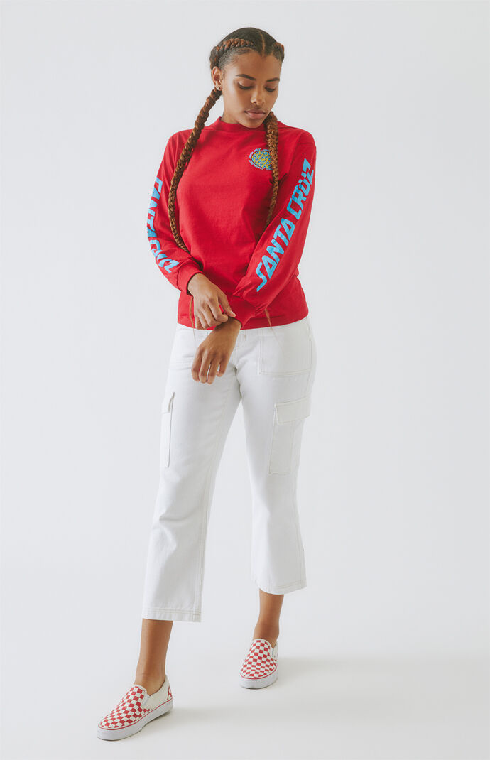 Handsa Wheel Long Sleeve Boyfriend T-Shirt