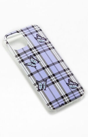 Plaid Butterfly iPhone 13/14 Case image number 2