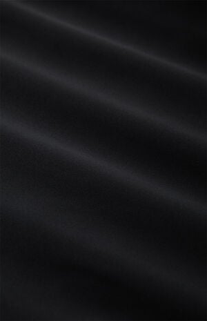 Women's Black Satin Sweatpants image number 7