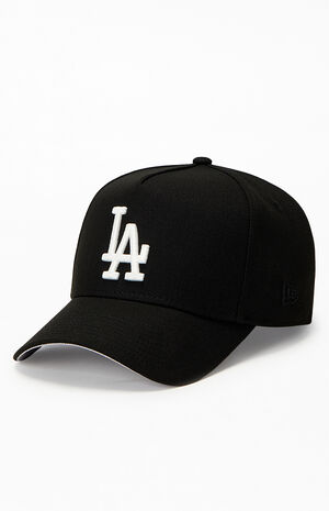 Black LA Dodgers 9FORTY World Series Snapback Hat image number 4