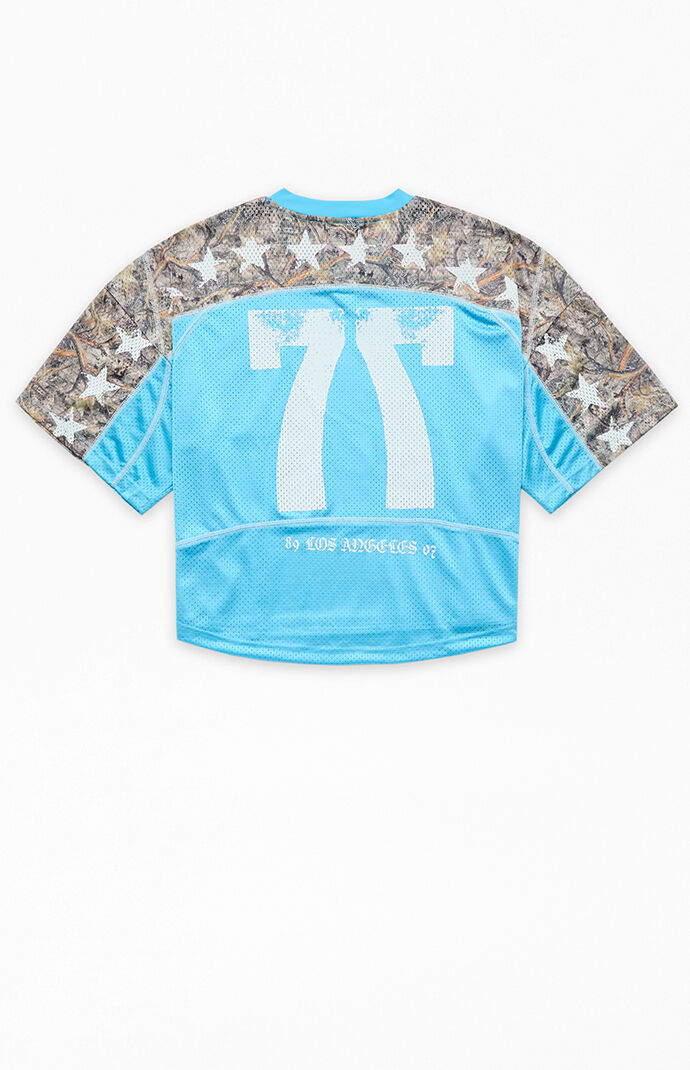 FUTURE SAINT Cropped Mesh Short Sleeve Jersey | Pacsun