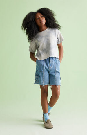 Cloudy Dyed Boxy T-Shirt image number 5