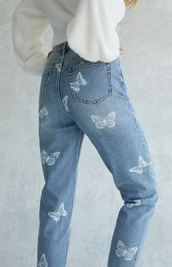 Butterfly Ultra High Waisted Slim Fit Jeans