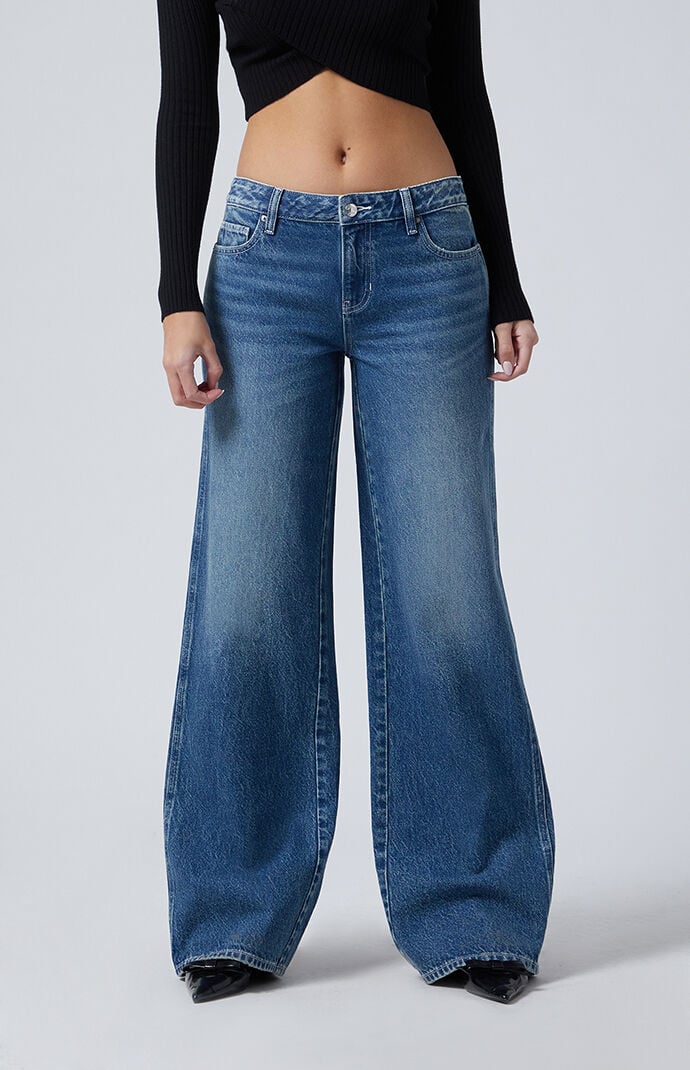 【超特価sale開催】  Jeans Baggy Rise Low Casey PacSun Medium PacSun | Indigo パンツ