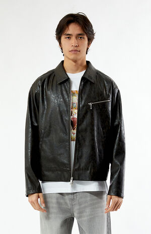 x PacSun Faux Leather Varnish Jacket image number 1