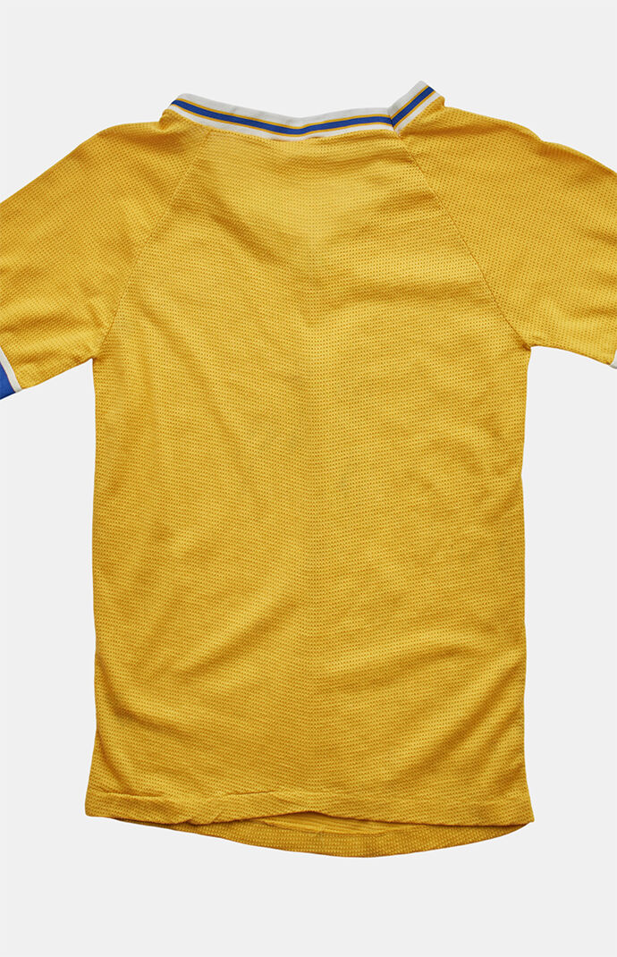 PS VINTAGE '80s Knit Striped Jersey V-neck Top