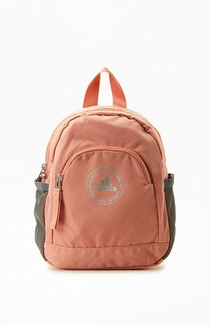 Peach Linear Mini Backpack