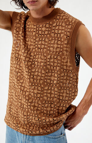Crochet Sweater Vest image number 2