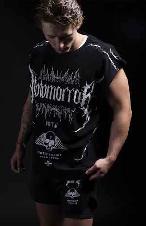 x Civil Active Graveyard Muscle T-Shirt image number 3