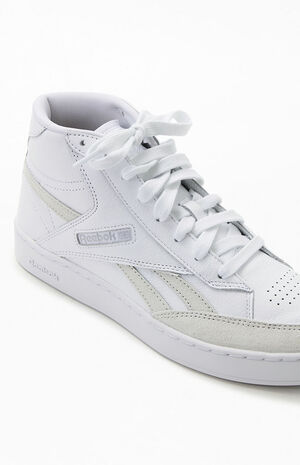 Women's White Club C High Top Sneakers image number 6