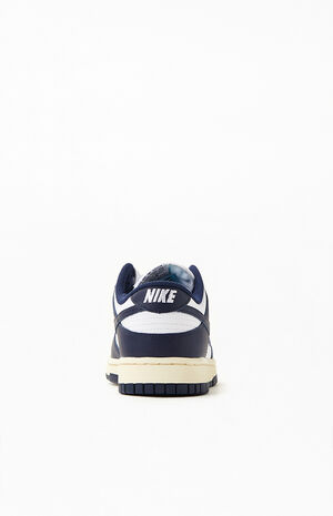 Vintage Navy Dunk Low Shoes image number 3