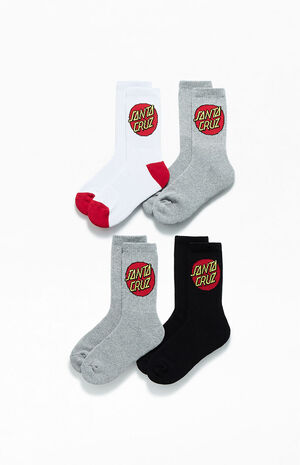Kids 4 Pack Socks image number 1