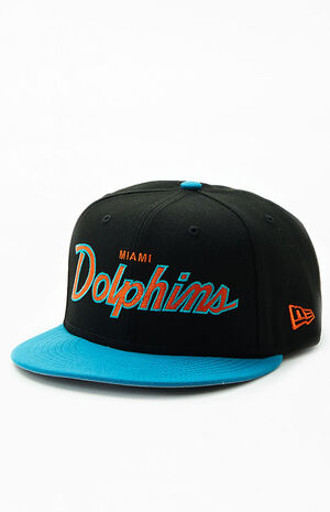 miami dolphins flat bill hat