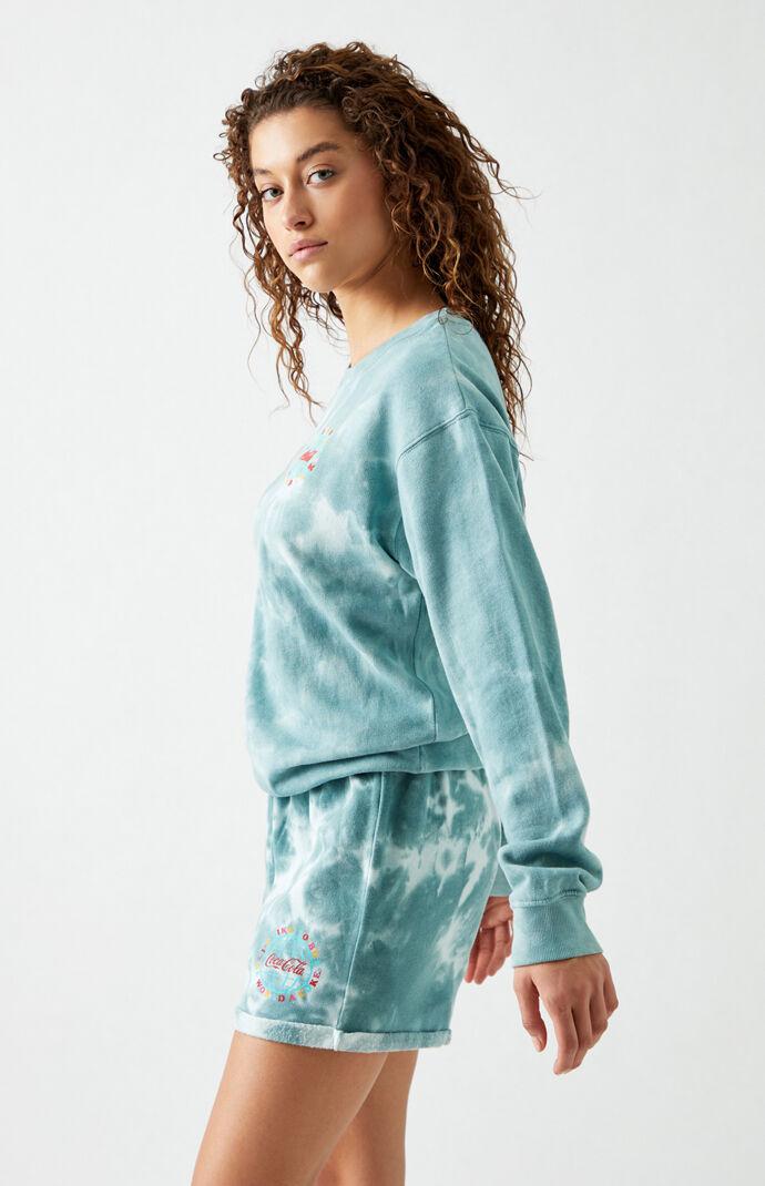 x Coca-Cola Teal Globe Shorts