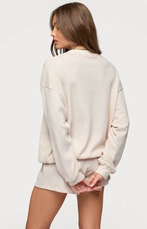 Baila Waffle Henley Top image number 3