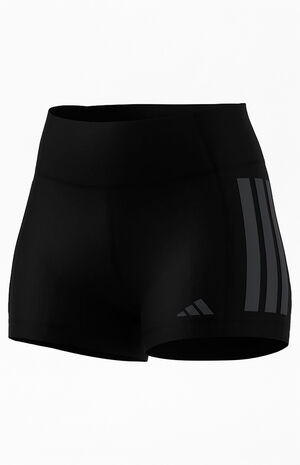 Active Black Optime 3-Stripes Biker Shorts image number 2