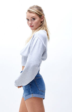 Medium Blue Mom Shorts image number 2