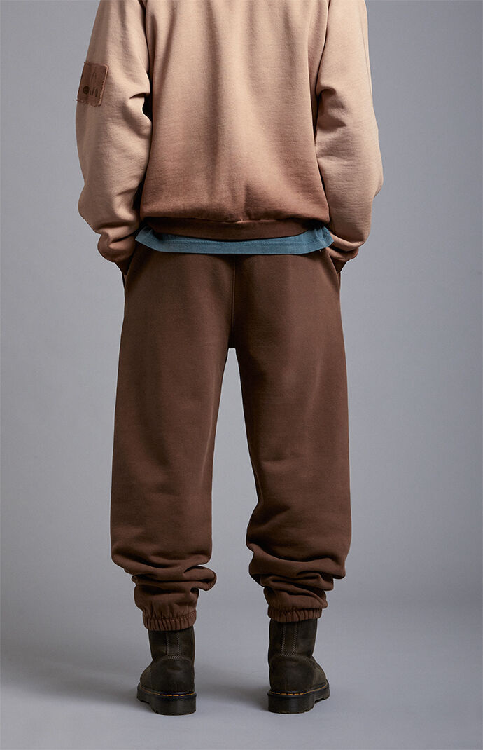 A.R.C. Brown Heavyweight Fleece Jogger Sweatpants