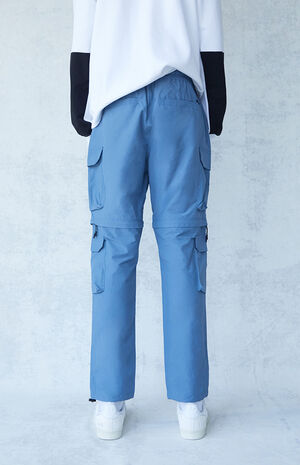Kingston Blue Nylon Cargo Pants image number 4