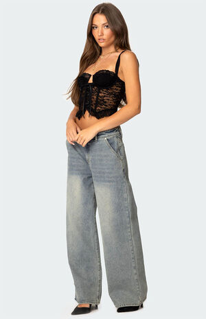 Josslyn Sheer Lace Corset image number 4