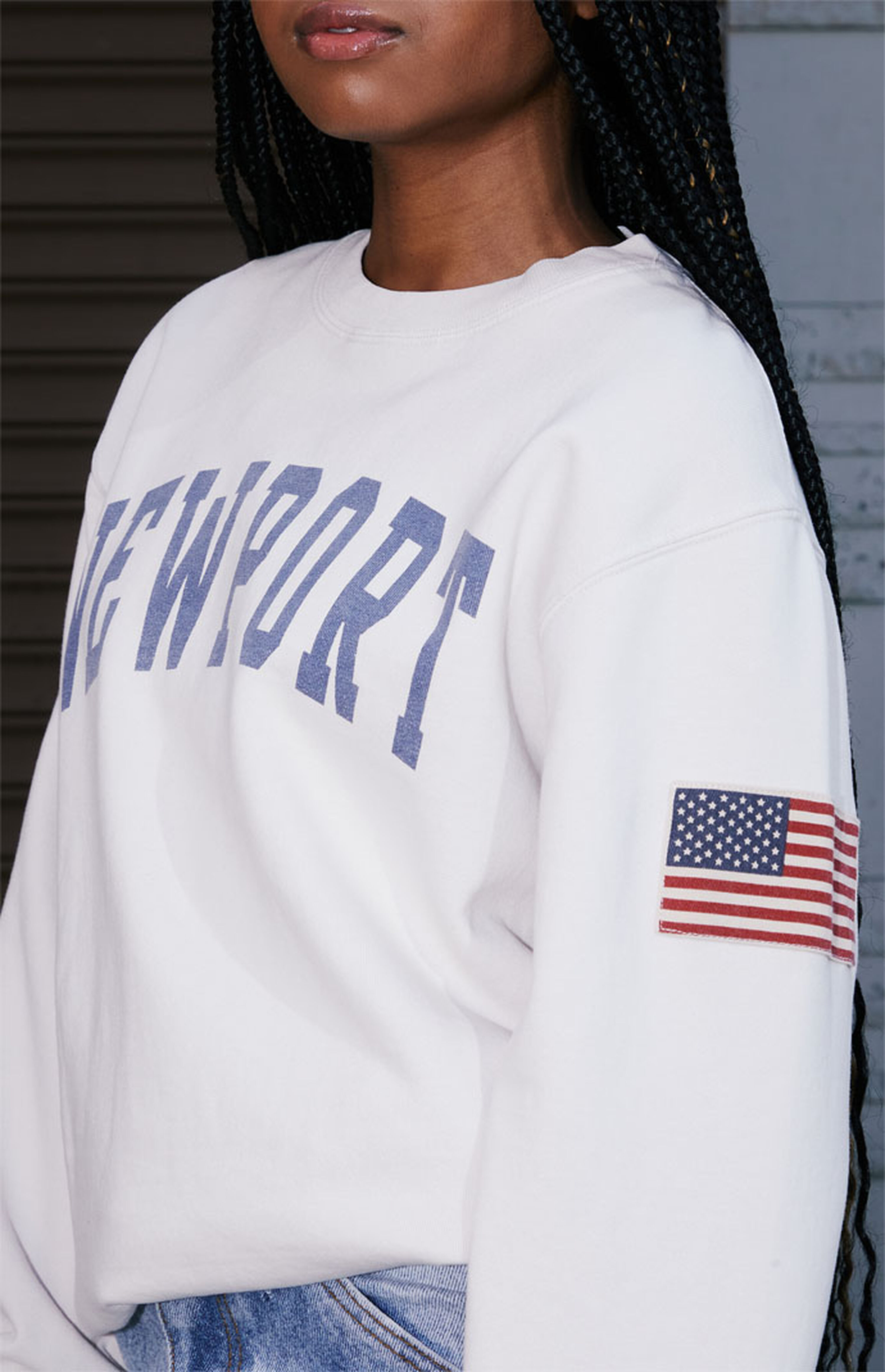 John Galt Erica Newport Crew Neck Sweatshirt | Pacsun