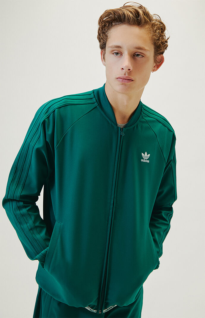 adidas trace green jacket