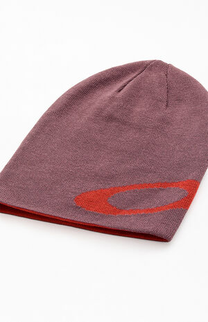 Brown Ellipse Reversible Skull Beanie image number 3
