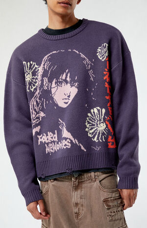 Faded Memories Cropped Sweater image number 2