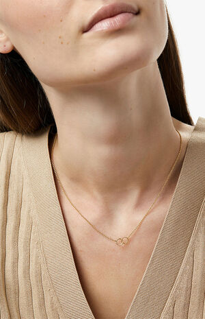 Sam Interlocking Circles Necklace image number 4