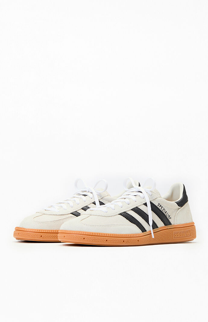 adidas Women's White & Black Handball Spezial Sneakers | Pacsun