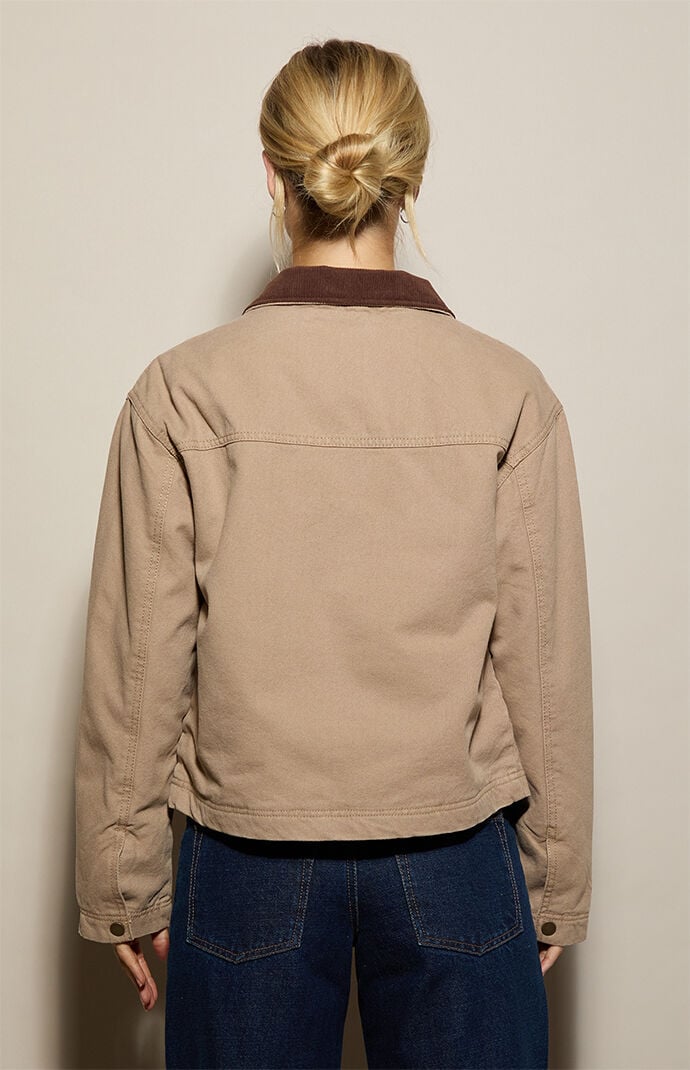 Pacsun Contrast Collar Barn Jacket
