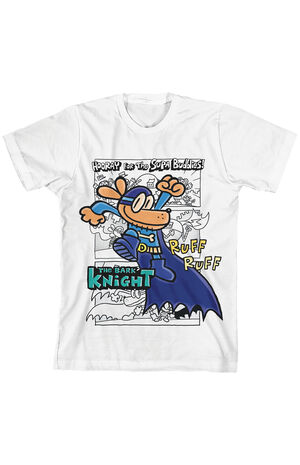 Kids Dog Man The Bark Knight T-Shirt image number 1