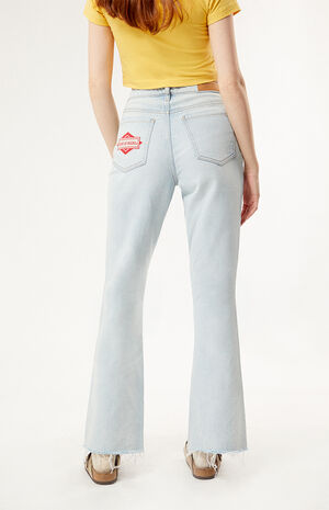 By PacSun Light Indigo Vintage Bootcut Jeans image number 4