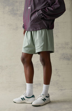 Mesh Mint Shorts image number 4