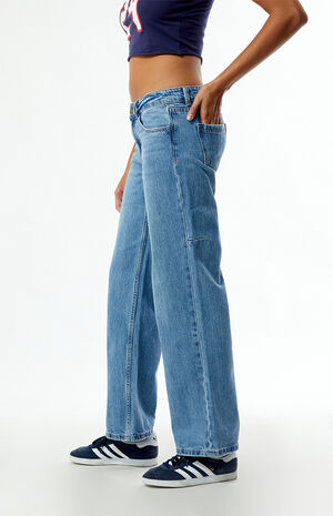 Saskia Low Rise Baggy Jeans image number 3