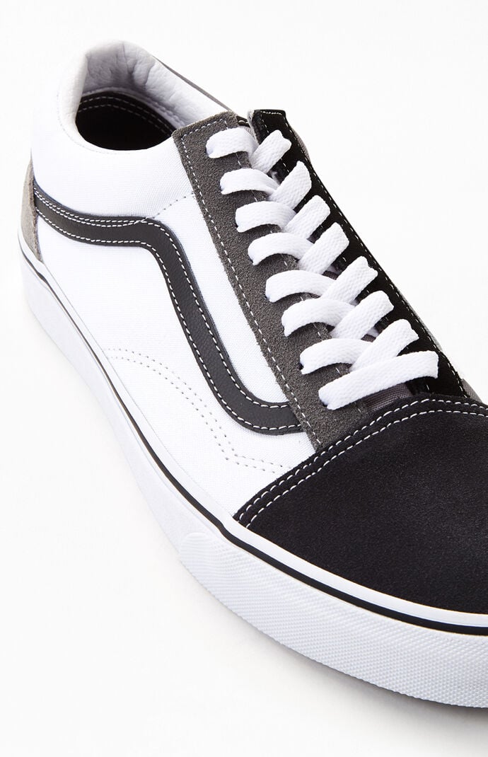 Vans ua old skool black white top