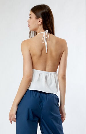 Tie Front Babydoll Top image number 4