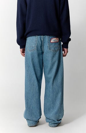 Dylan Baggy Jeans Florence Patch Medium Blue image number 4